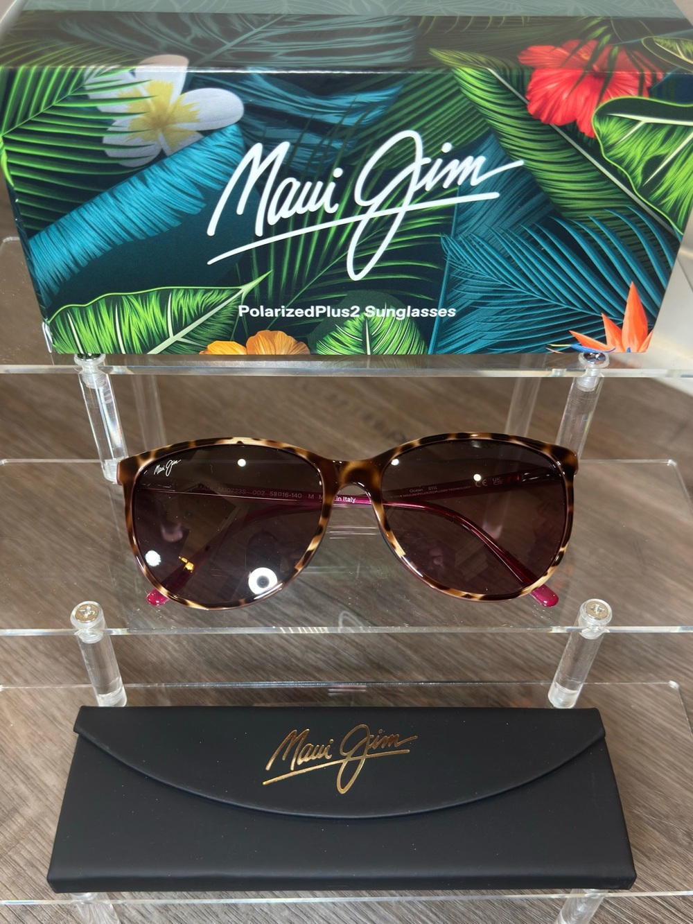 Maui Jim Ocean Cat Eye Polarized Sunglasses